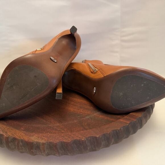 Tony Bianco Frappe Como Leather High Heel Mid-Calf Booties Size 5 - Picture 7 of 14